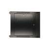 Szafka wisząca rack 12U 600x600 czarna dwusekcyjna-10156580