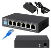 Switch KRIOS PoE 4x Gigabit PoE/PoE+, 2x RJ45 Uplink Gigabit, 60W-10156752