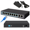 Switch Perses 8X EX-SG1008PE 10/100/1000M TX PoE AT/AF, Full Gigabit PoE-10156761