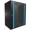 Szafa rack 15U 600x450mm czarna wisząca -7859742