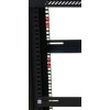Szafa rack 15U 600x450mm czarna wisząca-10158313