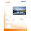 Monitor profesjonalny OH46B-S 46 cali Błyszczący 24h/7 3500(cd/m2) 3840x2160 (UHD) S7 Player (Tizen 6.5) 3 lata OnSite (LH46OHBESGBXEN)-10159428
