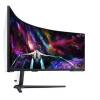 Samsung Monitor 57 cali G95NC VA 7680x2160 DUHD 32:9 3xHDMI 1xDP 2xUSB 3.0 KVM 1ms 240Hz HAS Gaming zakrzywiony 3Yd2d-10