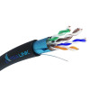 Kabel sieciowy CAT5E FTP(F/UTP) V2 zewnętrzny 100m skrętka -10162187