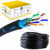 Kabel sieciowy CAT5E FTP(F/UTP) V2 zewnętrzny 100m skrętka-10162188