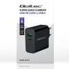 Ładowarka Super Quick PD | 1xUSB-C | 1xUSB | 45W | 5-20V | 2.25-3A | Czarna-10163724