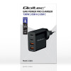 Ładowarka GaN Power Pro | 2xUSB-C | 2xUSB | 130W | 5-20V | 1.5-5A| PD | Czarna-10163738