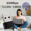 Ultraszybki bezprzewodowy mini adapter USB Wi-Fi | standard AC | 650Mbps -10163870