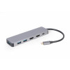 Adapter USB-C Hub USB-C PD HDMI x2 USB 3.0x3 -10164139