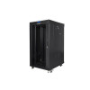 Szafa stojąca 19 cali 22U 600x800 drzwi szklane LCD (flat pack) v2 czarna-10164846