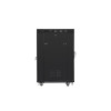 Szafa stojąca 19 cali 22U 600x800 drzwi szklane LCD (flat pack) v2 czarna-10164848