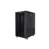 Szafa stojąca 19 cali 22U 800x1000 drzwi szklane LCD (flat pack) V2 czarna-10164851
