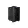 Szafa stojąca 19 cali 22U 800x1000 drzwi szklane LCD (flat pack) V2 czarna-10164855