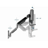 Uchwyt ścienny na 2 monitory 17-32 cali 8kg-10165329