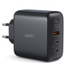 PA-B6T Black Omnia II GaN ładowarka sieciowa 3xUSB (2xUSB C+ 1xUSB A) 65W QC PD-10167337