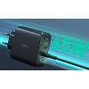 PA-B6T Black Omnia II GaN ładowarka sieciowa 3xUSB (2xUSB C+ 1xUSB A) 65W QC PD-10167342