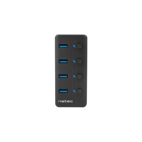 Hub USB 4 porty Mantis 2 USB 3.0 z włącznikiem + zasilacz -1010198