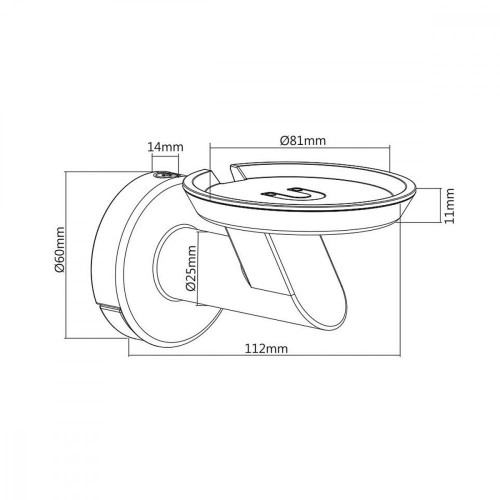 Uchwyt Ścienny dla Google Home MC-857-1010881