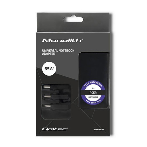 Zasilacz specjalizowany do Acer | 65W | 3 wtyczki |+kabel zasilający-1010976