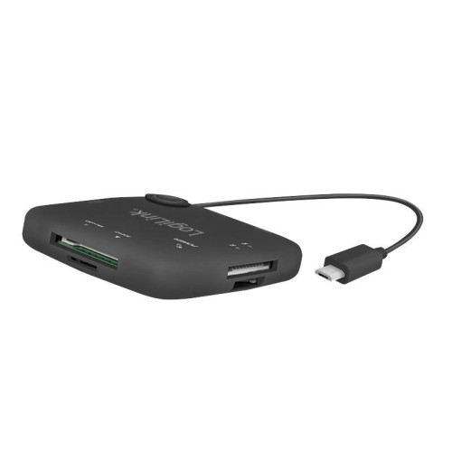 Hub USB 2.0, 3 porty, z czytnikiem kart, OTG, Micro-USB, Android-1012457