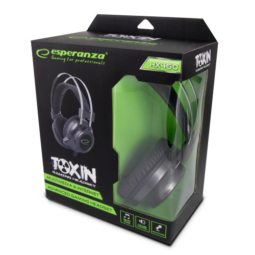 Słuchawki z mikrofonem gaming Toxin-1012816