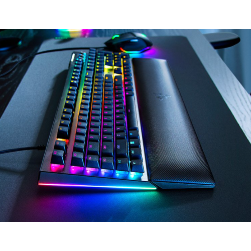 Mechaniczna klawiatura do gier Razer BlackWidow V4 X, żółty przełącznik, układ amerykański, przewodowy, czarny Razer-10133557