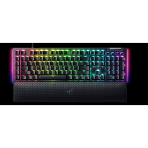 Mechaniczna klawiatura do gier Razer BlackWidow V4 X, żółty przełącznik, układ amerykański, przewodowy, czarny Razer-10133558