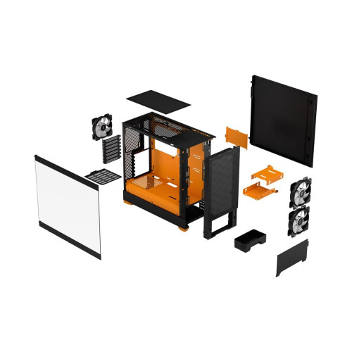 Obudowa Fractal Design Pop Air RGB TG pomarańczowa-10137457