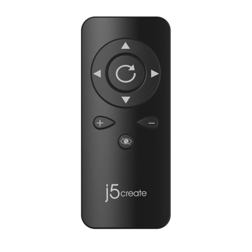 Kamera j5create USB 4K Ultra HD Webcam with 5x Digital Zoom Remote Control USB-C/USB 2.0; kolor czarny JVCU435-N-10138709