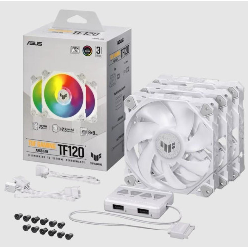 Wentylator ASUS TF120 TUF GAMING ARGB WHITE 3IN1-10147003