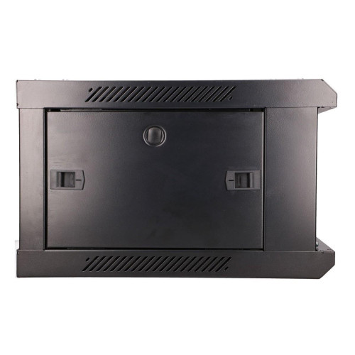 Szafka wisząca rack 4U 600x450 czarna szklane drzwi-10156292