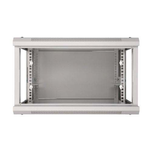 Szafka wisząca rack 6U 600x450 szara szklane drzwi-10156364