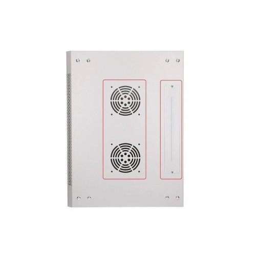 Szafka wisząca rack 9U 600x450 szara szklane drzwi-10156395