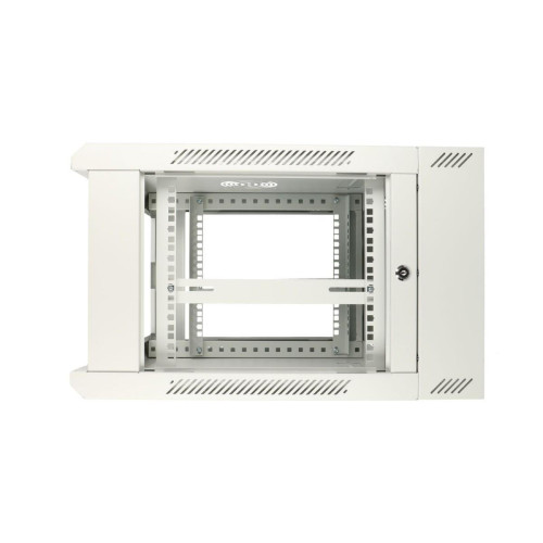 Szafka wisząca rack 6U 600x600 szara dwusekcyjna-10156424