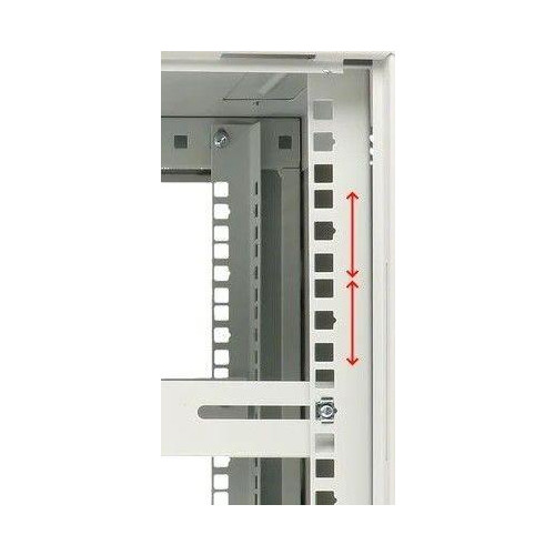 Szafka wisząca rack 6U 600x600 szara dwusekcyjna-10156427