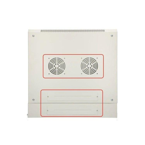 Szafka wisząca rack 6U 600x600 szara dwusekcyjna-10156430