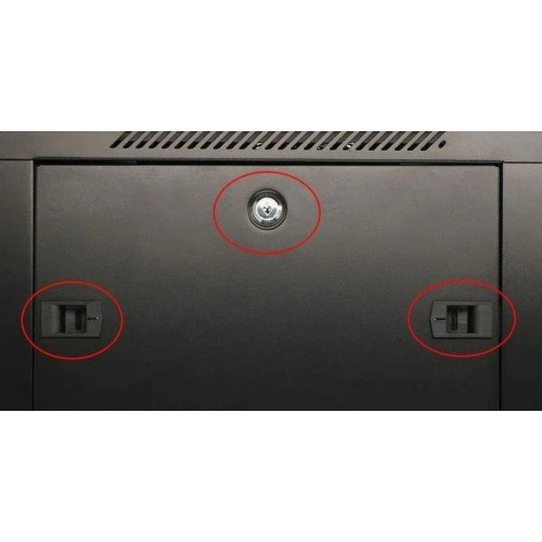 Szafka wisząca rack 9U 600x600 czarna dwusekcyjna-10156440