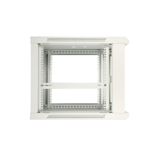 Szafka wisząca rack 9U 600x450 szara metalowe drzwi-10156487
