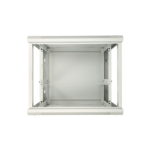 Szafka wisząca rack 9U 600x600 szara metalowe drzwi-10156496