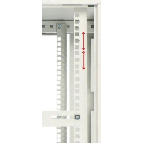Szafka wisząca rack 9U 600x600 szara metalowe drzwi-10156501