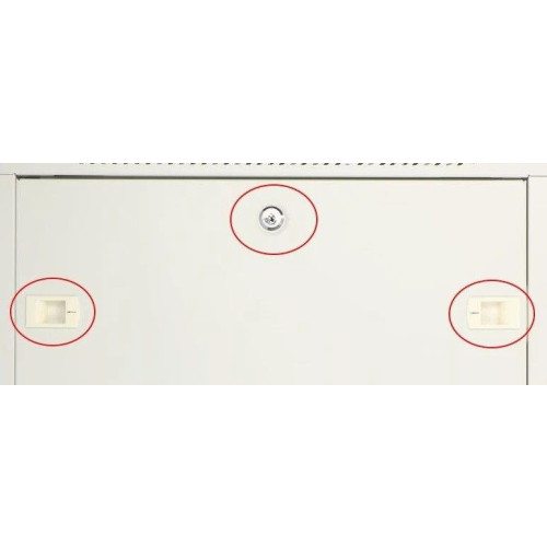 Szafka wisząca rack 9U 600x600 szara metalowe drzwi-10156502