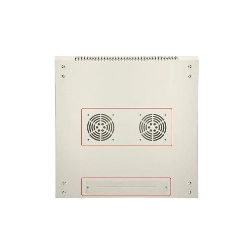 Szafka wisząca rack 9U 600x600 szara metalowe drzwi-10156503