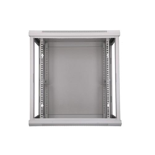 Szafka wisząca rack 12U 600x600 szara szklane drzwi-10156565