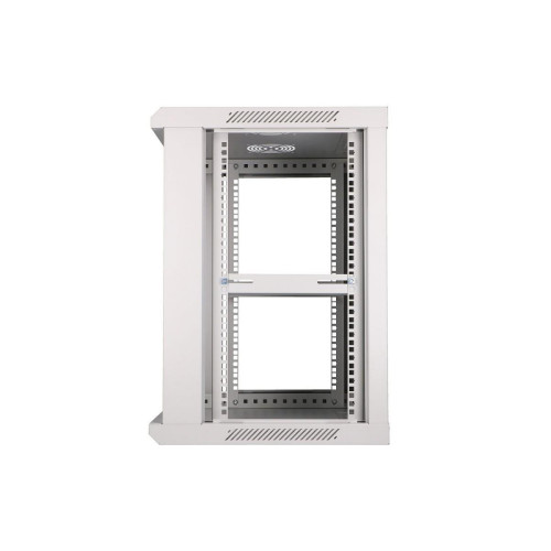 Szafka wisząca rack 12U 600x600 szara szklane drzwi-10156567