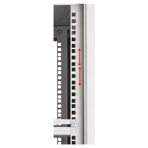 Szafka wisząca rack 12U 600x600 szara szklane drzwi-10156571