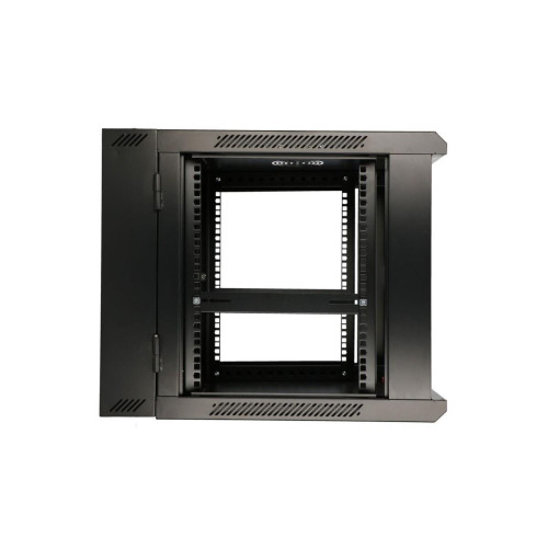 Szafka wisząca rack 12U 600x600 czarna dwusekcyjna-10156574