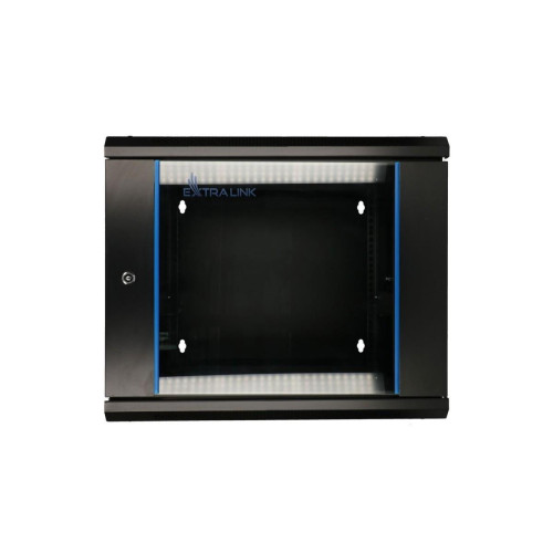 Szafka wisząca rack 12U 600x600 czarna dwusekcyjna-10156576