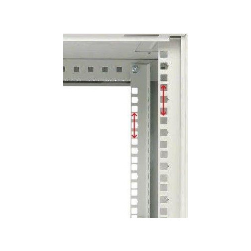 Szafka wisząca rack 12U 600x600 szara dwusekcyjna -10156598