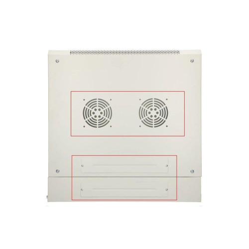 Szafka wisząca rack 12U 600x600 szara dwusekcyjna-10156599