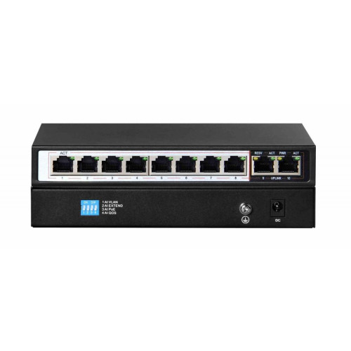 Switch Perses 8X EX-SG1008PE 10/100/1000M TX PoE AT/AF, Full Gigabit PoE-10156763